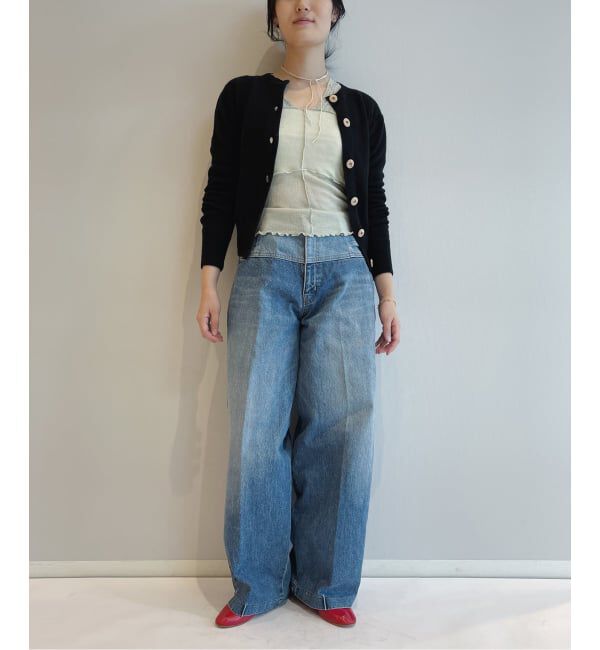 IENA LA BOUCLE「Baserange/ベースレンジ TIER カーディガン PUTCRC-WI25」|カーディガン|