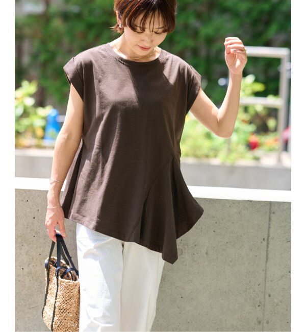 JOURNAL STANDARD relume「アシンメトリーヘムデザインプルオーバー」|Tシャツ・カットソー|ブラウン