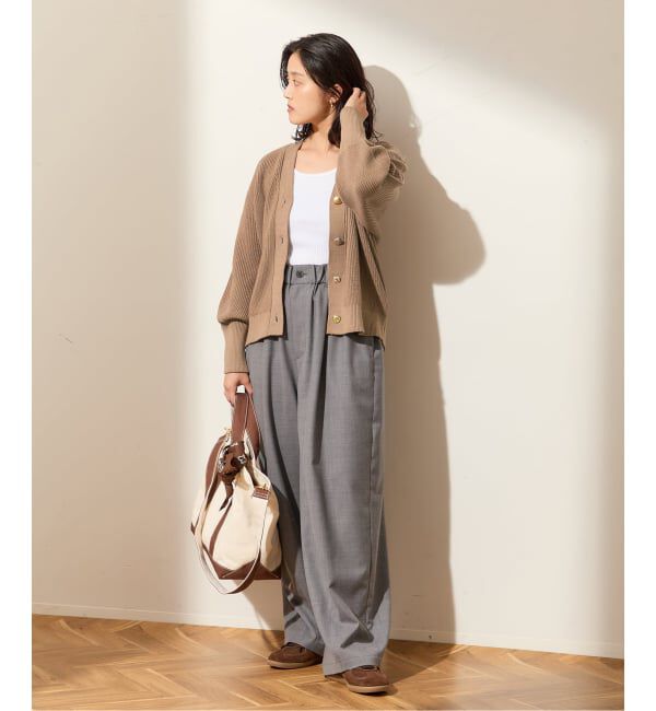 journal standard L'essage「GOLDボタン カーディガン」|カーディガン|