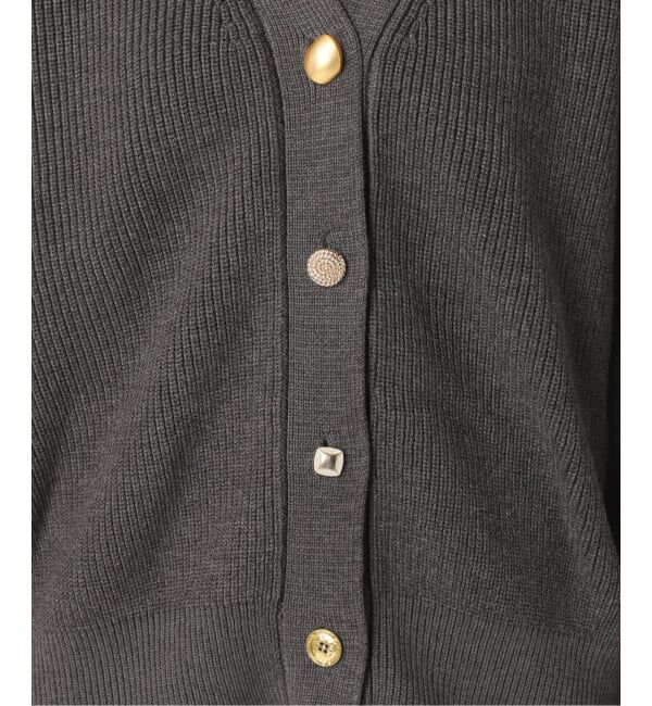 journal standard L'essage「GOLDボタン カーディガン」|カーディガン|