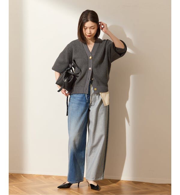 journal standard L'essage「GOLDボタン カーディガン」|カーディガン|