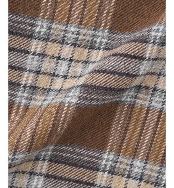 J.S.Homestead「J.S.Homestead / C/W/P チェック ミリタリー シャツ」|シャツ・ブラウス|