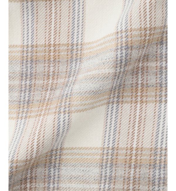 J.S.Homestead「J.S.Homestead / C/W/P チェック ミリタリー シャツ」|シャツ・ブラウス|