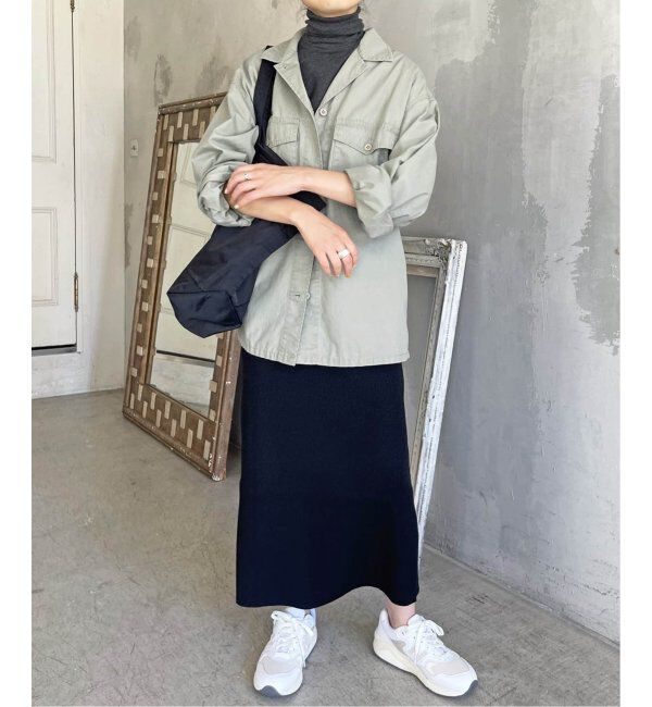 Spick and Span「《WEB限定追加》ラメリブニットタイトスカート」|スカート|