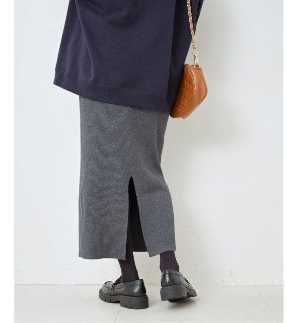 Spick and Span「《WEB限定追加》ラメリブニットタイトスカート」|スカート|