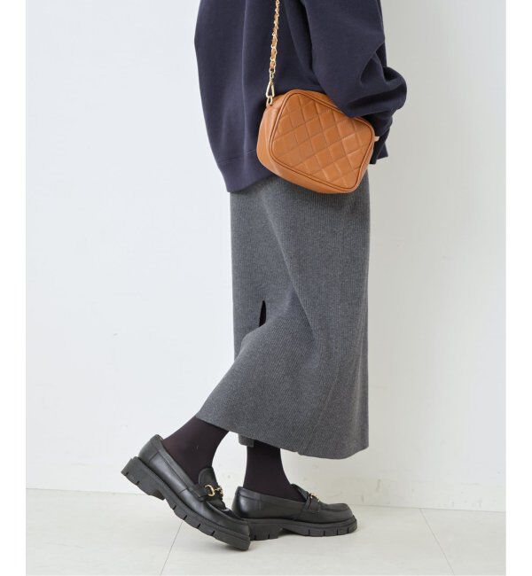 Spick and Span「《WEB限定追加》ラメリブニットタイトスカート」|スカート|