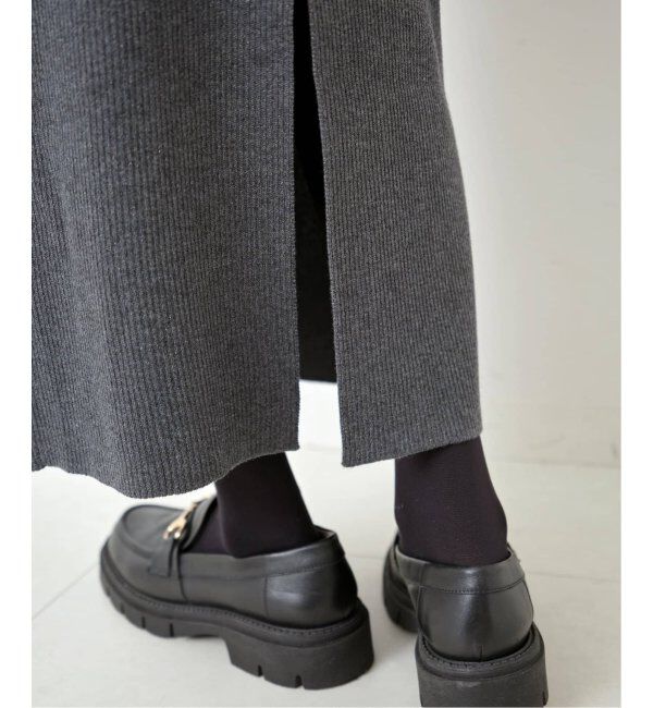 Spick and Span「《WEB限定追加》ラメリブニットタイトスカート」|スカート|