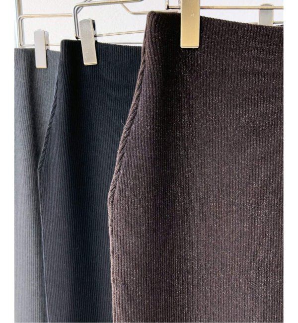 Spick and Span「《WEB限定追加》ラメリブニットタイトスカート」|スカート|
