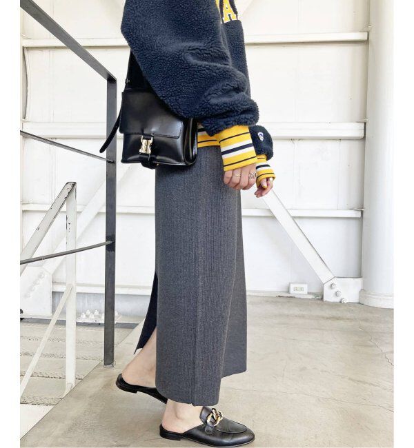 Spick and Span「《WEB限定追加》ラメリブニットタイトスカート」|スカート|