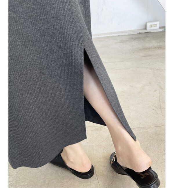 Spick and Span「《WEB限定追加》ラメリブニットタイトスカート」|スカート|