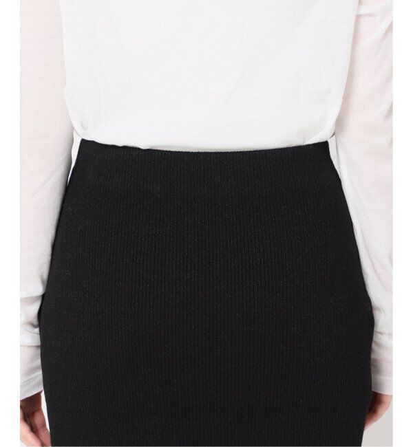 Spick and Span「《WEB限定追加》ラメリブニットタイトスカート」|スカート|