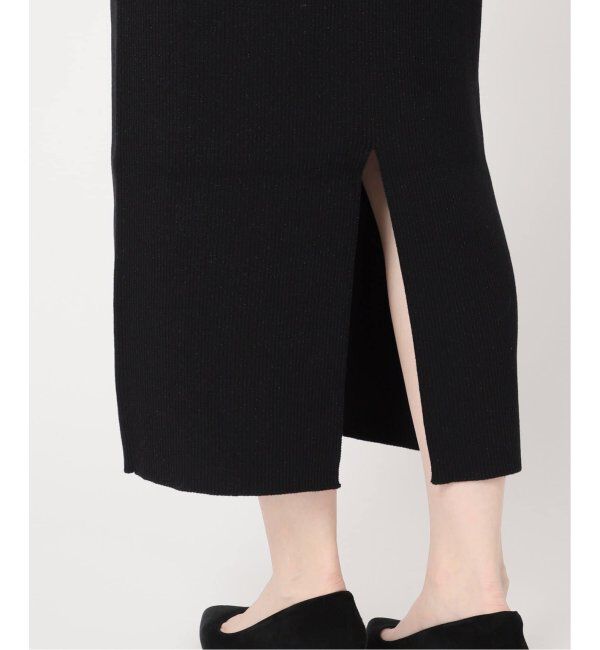 Spick and Span「《WEB限定追加》ラメリブニットタイトスカート」|スカート|