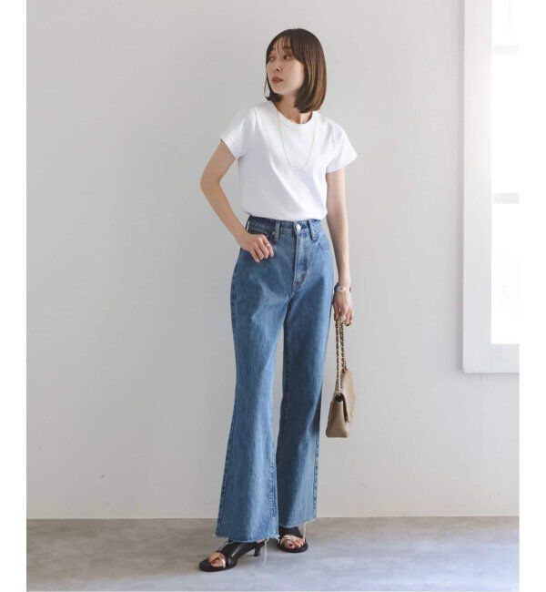 NOBLE「《追加》スビンコットンスムースコンパクトTシャツ 2」|Tシャツ・カットソー|