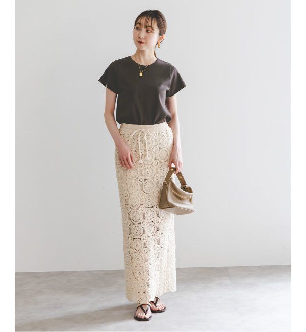 NOBLE「《追加》スビンコットンスムースコンパクトTシャツ 2」|Tシャツ・カットソー|