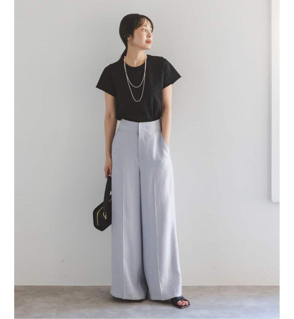 NOBLE「《追加》スビンコットンスムースコンパクトTシャツ 2」|Tシャツ・カットソー|