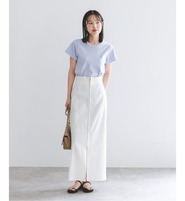 NOBLE「《追加》スビンコットンスムースコンパクトTシャツ 2」|Tシャツ・カットソー|