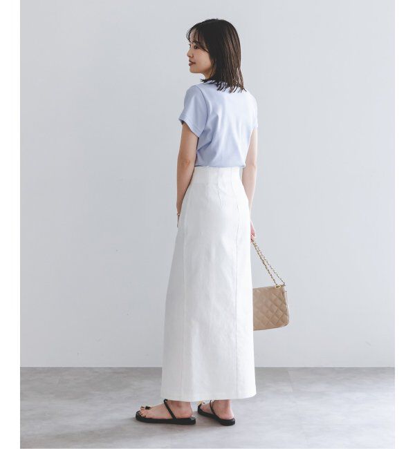 NOBLE「《追加》スビンコットンスムースコンパクトTシャツ 2」|Tシャツ・カットソー|