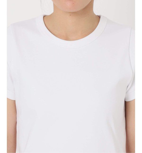 NOBLE「《追加》スビンコットンスムースコンパクトTシャツ 2」|Tシャツ・カットソー|