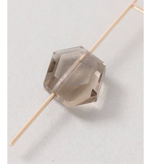 Lilas by Spick&Span「スラストスモーキーピアス K10（片耳）」|ピアス|