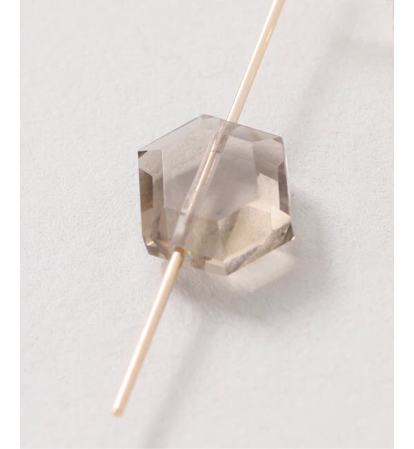 Lilas by Spick&Span「スラストスモーキーピアス K10（片耳）」|ピアス|