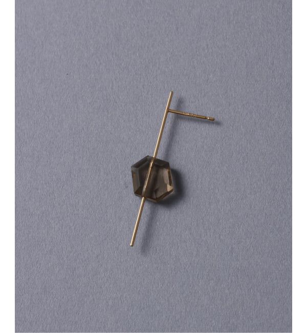 Lilas by Spick&Span「スラストスモーキーピアス K10（片耳）」|ピアス|