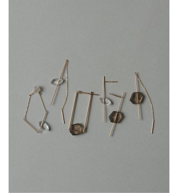 Lilas by Spick&Span「スラストスモーキーピアス K10（片耳）」|ピアス|