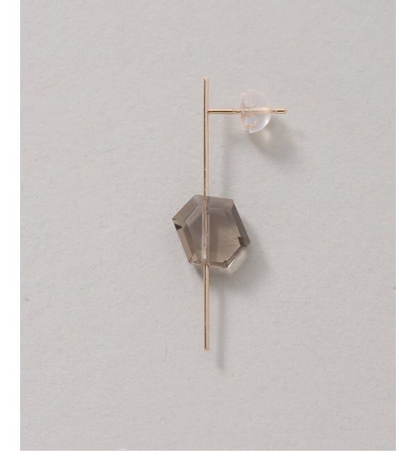 Lilas by Spick&Span「スラストスモーキーピアス K10（片耳）」|ピアス|