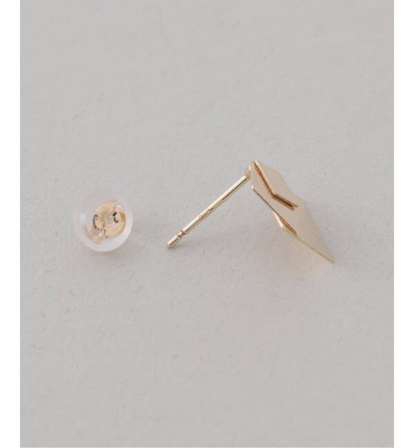 Lilas by Spick&Span「3ピーススライドスクエアピス  K10（両耳）」|ピアス|