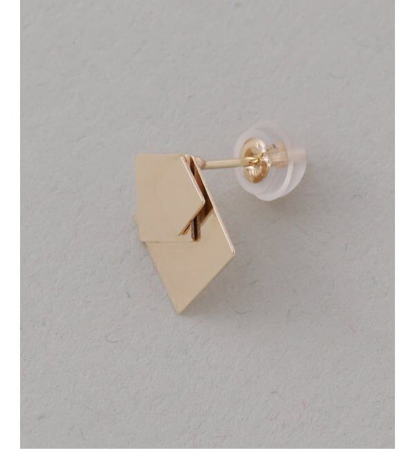 Lilas by Spick&Span「3ピーススライドスクエアピス  K10（両耳）」|ピアス|