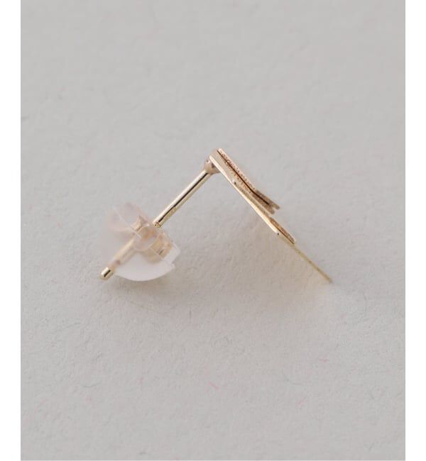 Lilas by Spick&Span「3ピーススライドスクエアピス  K10（両耳）」|ピアス|