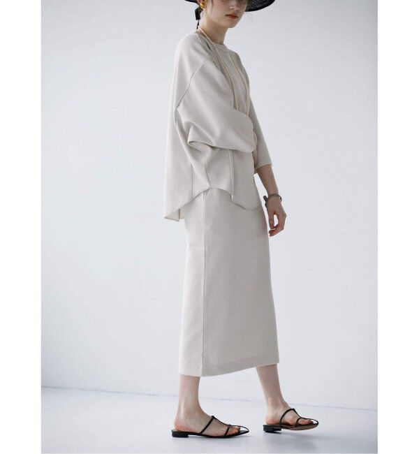  「【洗える】Munich/ミューニック ダブルフェイススカート」|スカート|