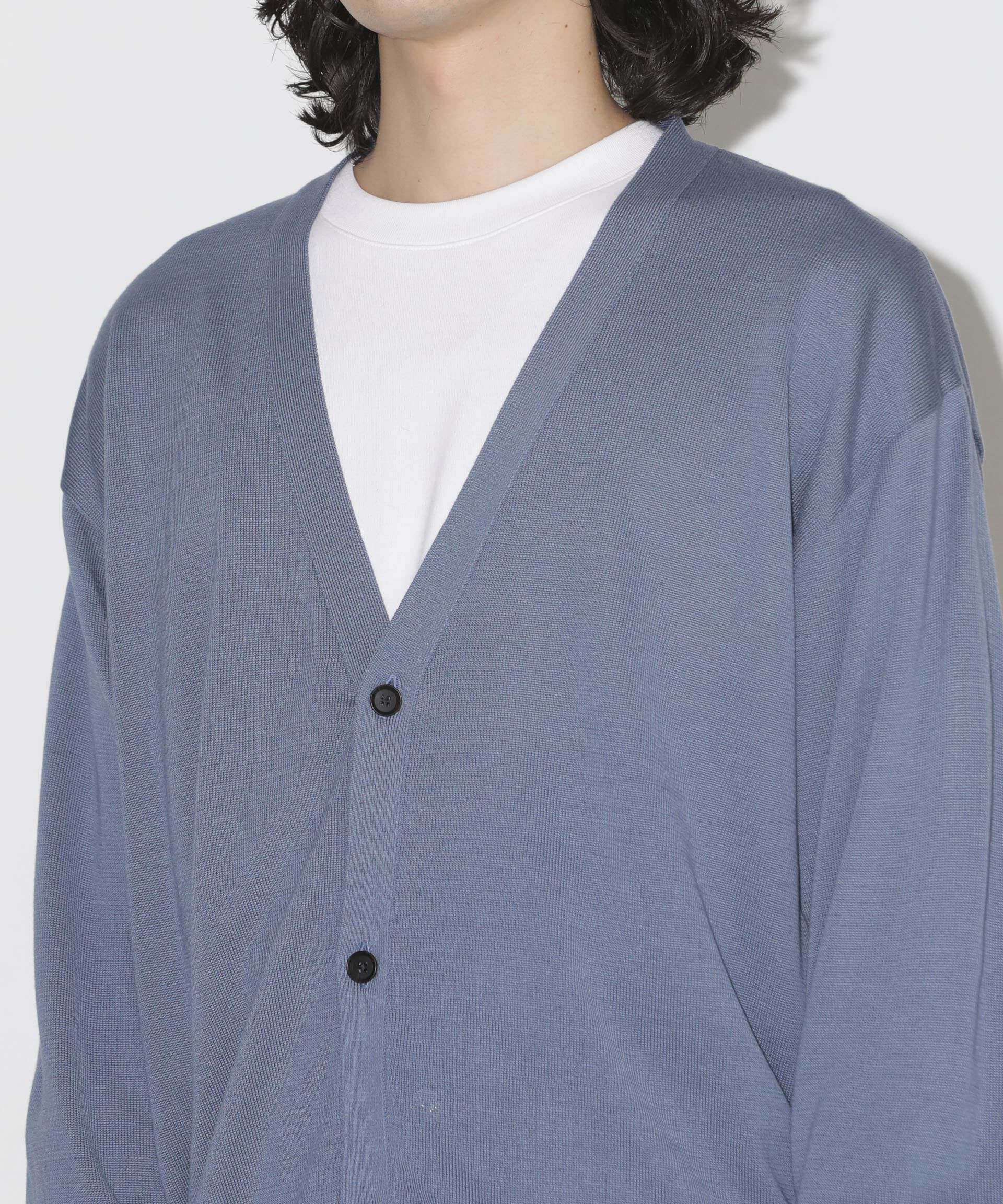 nano･universe「「タフニット」Vネックカーディガン」|ニット・セーター|