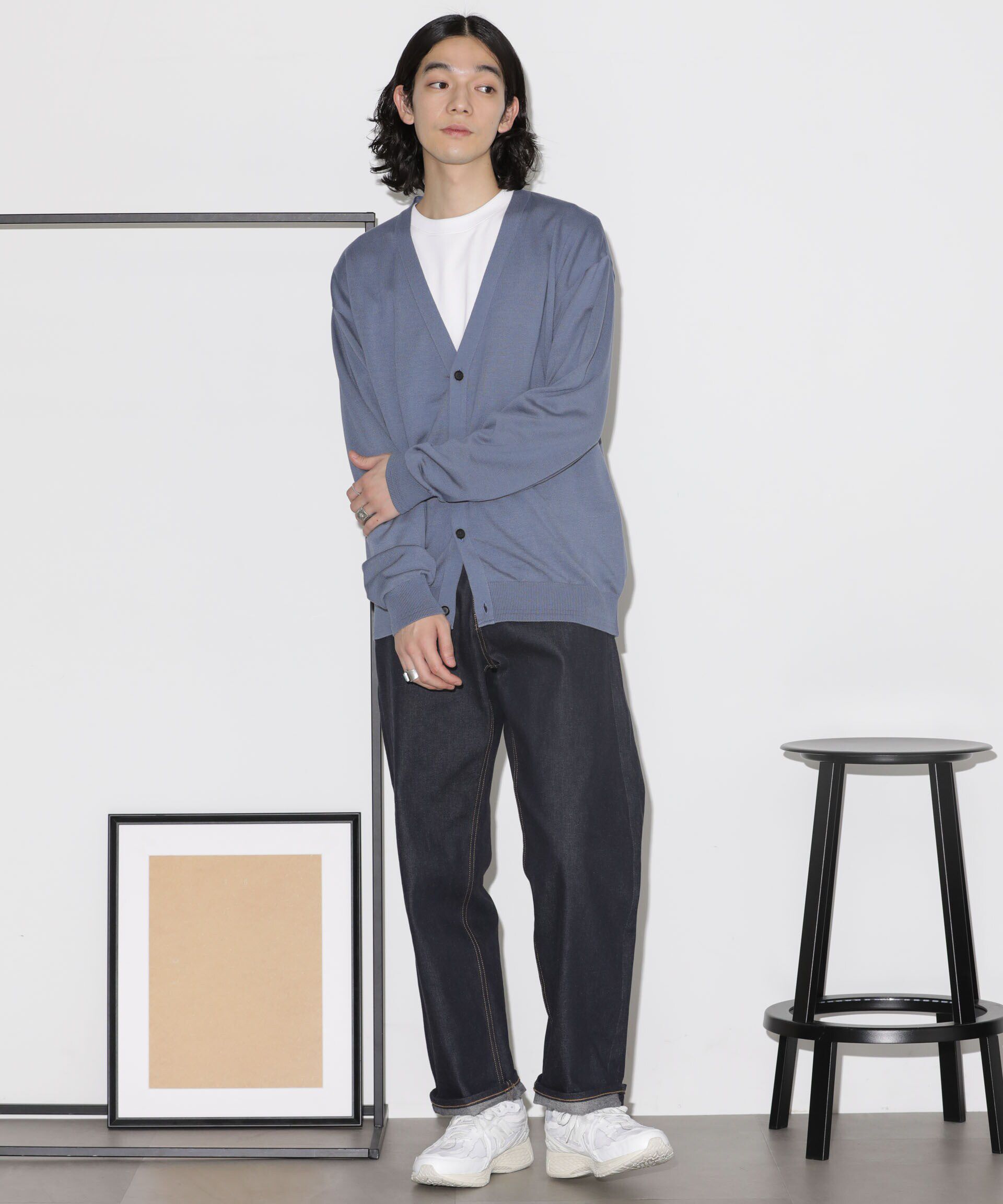 nano･universe「「タフニット」Vネックカーディガン」|ニット・セーター|