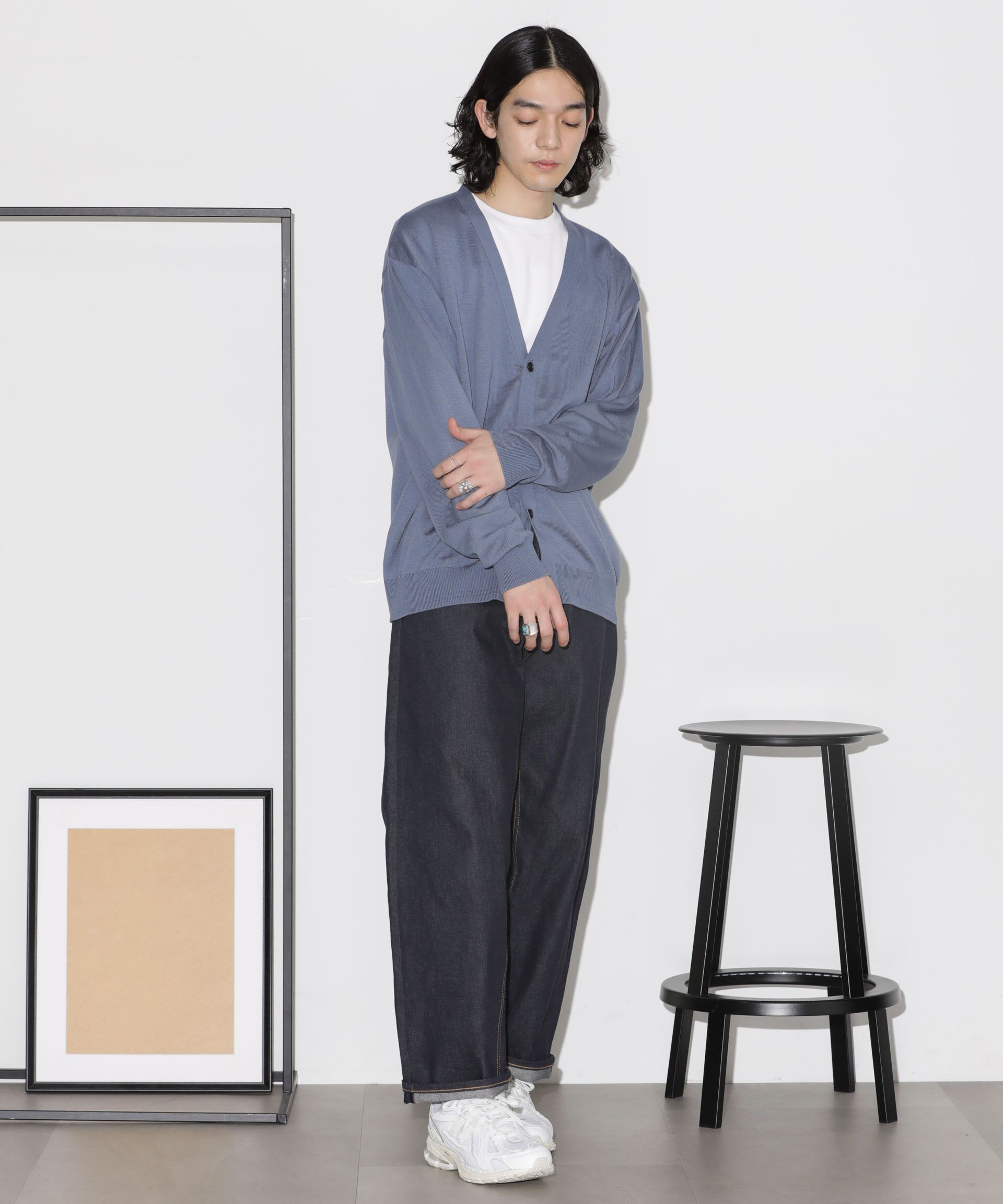 nano･universe「「タフニット」Vネックカーディガン」|ニット・セーター|