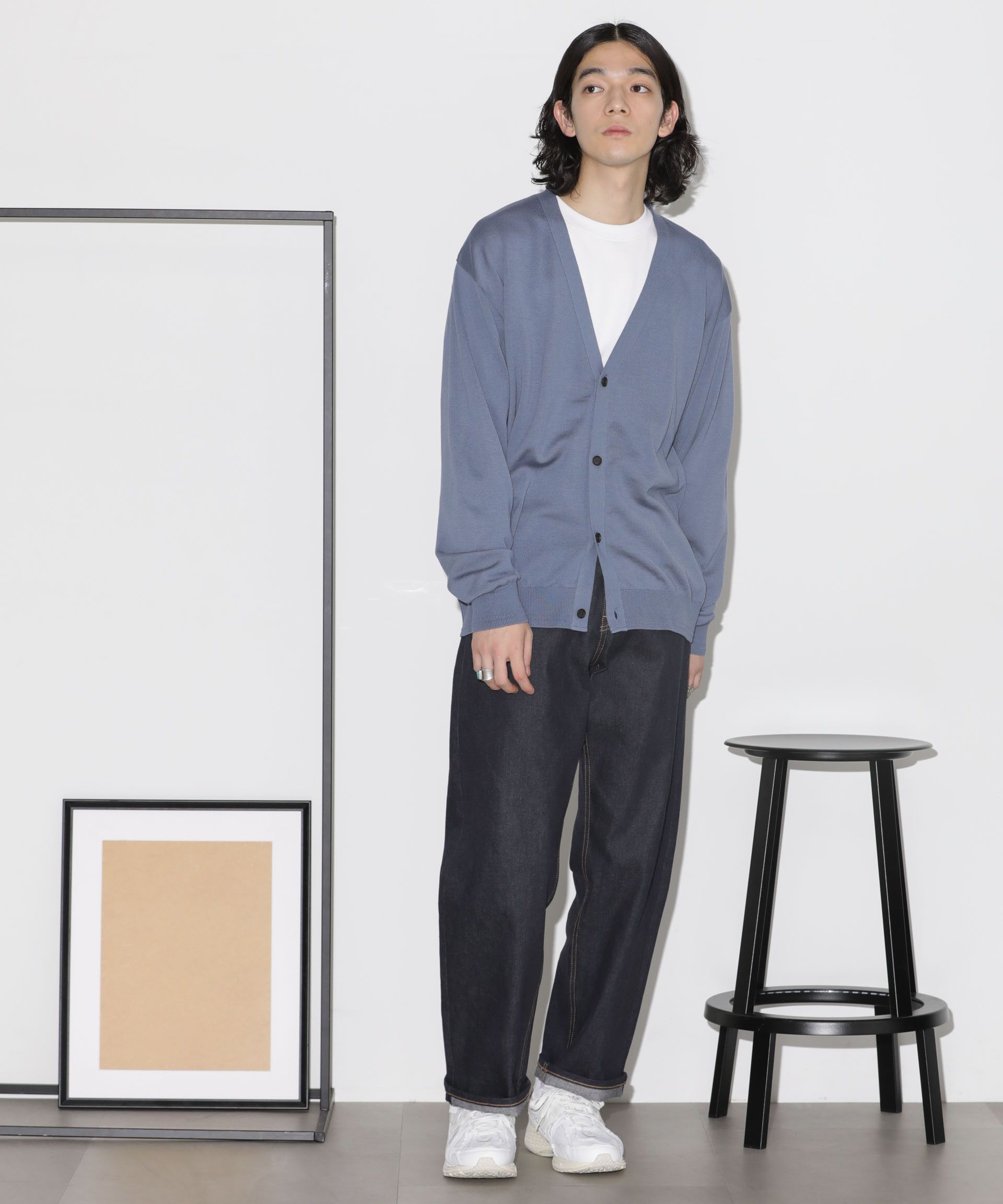 nano･universe「「タフニット」Vネックカーディガン」|ニット・セーター|