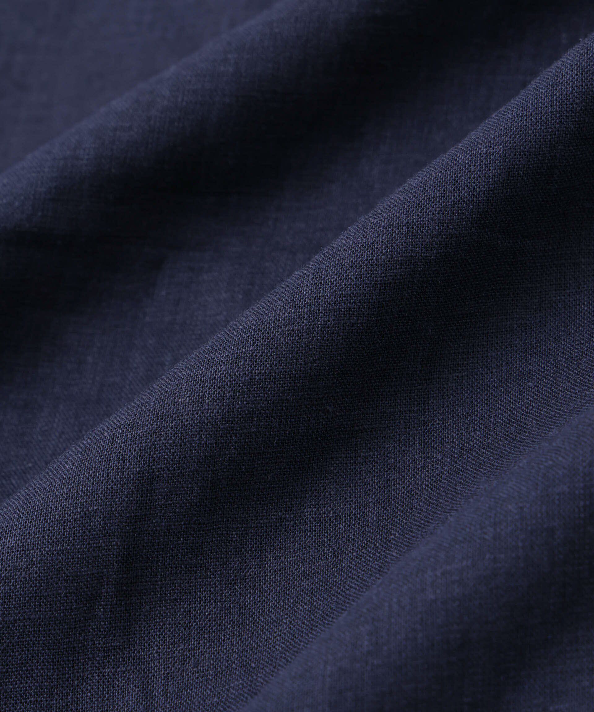 nano･universe「アンチスメルリネン バンドカラーシャツ 半袖」|シャツ・ブラウス|