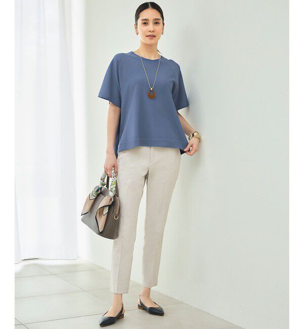 自由区「フラワープリントレター スカーフ」|バンダナ・スカーフ|