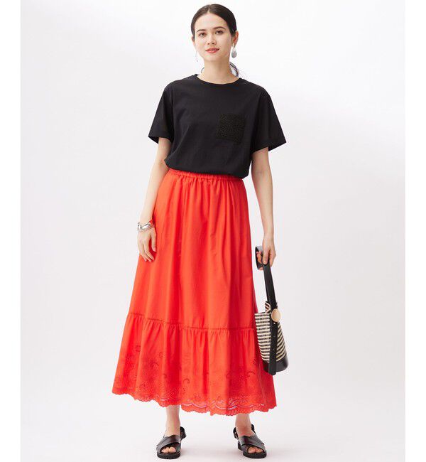 自由区「【カタログ掲載・洗える】クロッシェポケット Tシャツ」|Tシャツ・カットソー|