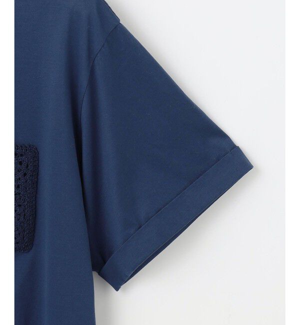 自由区「【カタログ掲載・洗える】クロッシェポケット Tシャツ」|Tシャツ・カットソー|