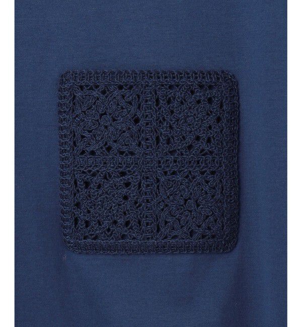 自由区「【カタログ掲載・洗える】クロッシェポケット Tシャツ」|Tシャツ・カットソー|