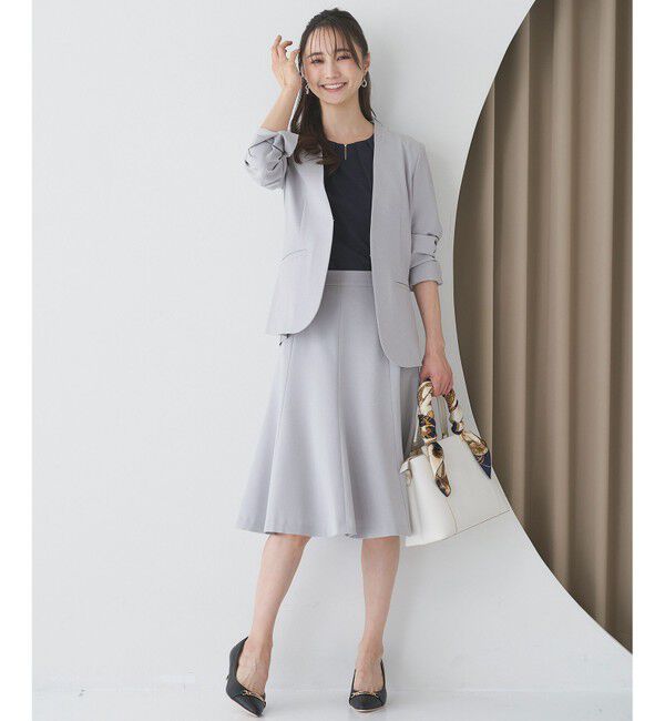 any SiS「【UVカット / 接触冷感 / 吸水速乾】スマートビューティストレッチ フレアスカート」|スカート|