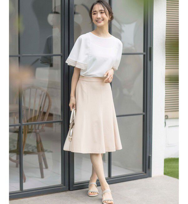 any SiS「【UVカット / 接触冷感 / 吸水速乾】スマートビューティストレッチ フレアスカート」|スカート|