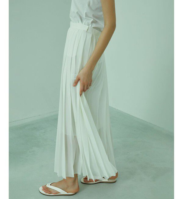 BEIGE,「PARM / プリーツスカート」|スカート|