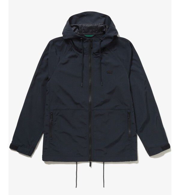 LACOSTE「撥水防風 ドロストコード フーデッド ナイロンブルゾン / マウンテンパーカー」|パーカー|