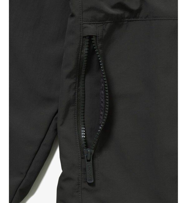 LACOSTE「撥水防風 ドロストコード フーデッド ナイロンブルゾン / マウンテンパーカー」|パーカー|