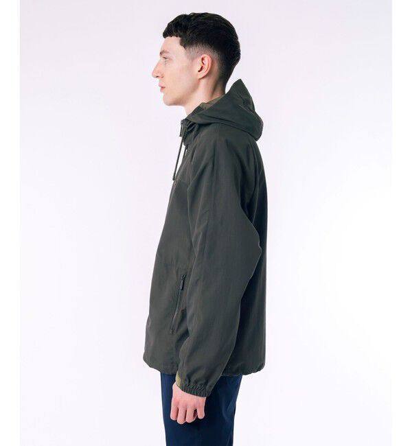 LACOSTE「撥水防風 ドロストコード フーデッド ナイロンブルゾン / マウンテンパーカー」|パーカー|