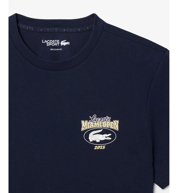 LACOSTE「2025マイアミオープンワンポイントプリントTシャツ」|Tシャツ・カットソー|
