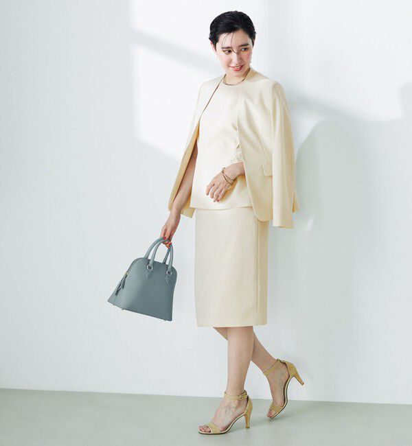 NOLLEY'S「《セットアップ対応》ウォッシャブルドライトロピカルインゴムタイトスカート」|タイト|