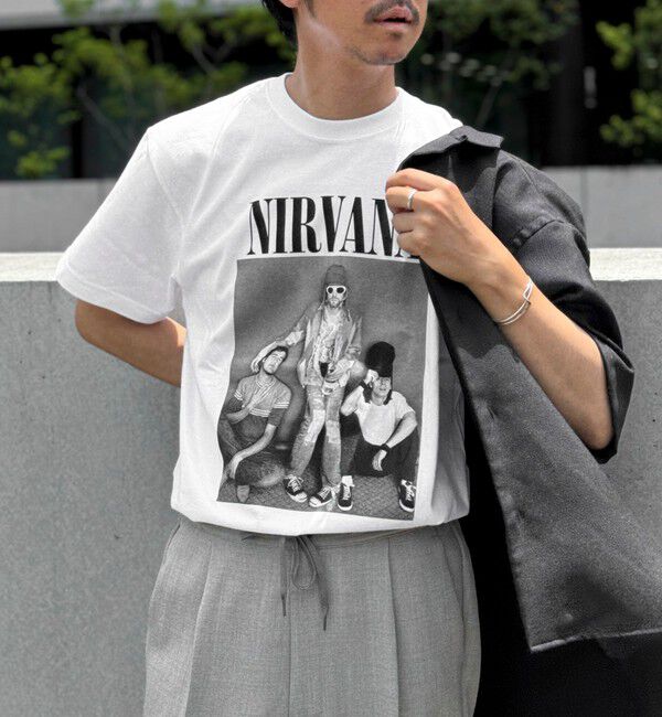 NOLLEY'S goodman「【GOOD ROCK SPEED】別注 NIRVANA / ニルヴァーナ プリントTシャツ 25SS」|Tシャツ・カットソー|