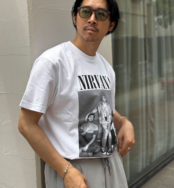 NOLLEY'S goodman「【GOOD ROCK SPEED】別注 NIRVANA / ニルヴァーナ プリントTシャツ 25SS」|Tシャツ・カットソー|